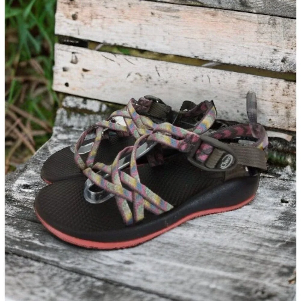 Chaco ZX1 Girl's Strappy Outdoor‎ Sand & Water Hiking Sandals Size 3